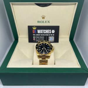 Rolex Submariner Black Dial Full Yellow Gold 41mm
