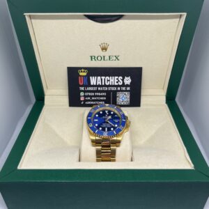 Rolex Submariner 'Bluesy' Full Yellow Gold 41mm