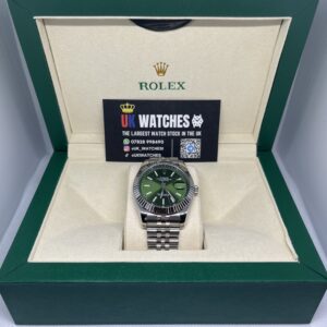 Rolex Datejust Mint Green Dial Stainless Steel 41mm