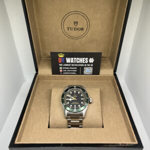 Tudor Black Bay Black Dial Green Bezel Stainless Steel 41mm