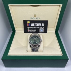 Rolex Datejust Mint Green Dial Stainless Steel 41mm Clean Factory 3235 Calibre Movement 1:1