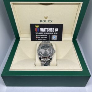 Rolex Datejust 'Wimbledon' Stainless Steel 41mm Clean Factory 3235 Calibre Movement 1:1