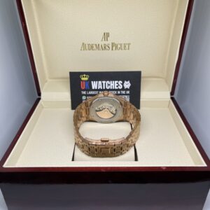 Audemars Piguet Royal Oak Black Dial Full Rose Gold 41mm (7)
