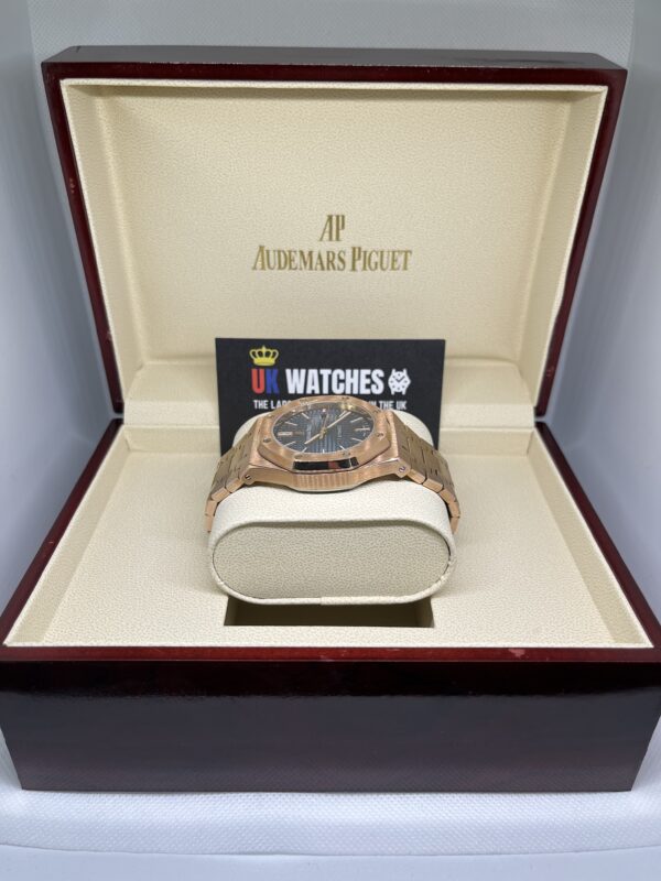 Audemars Piguet Royal Oak Blue Dial Full Rose Gold 41mm (5)