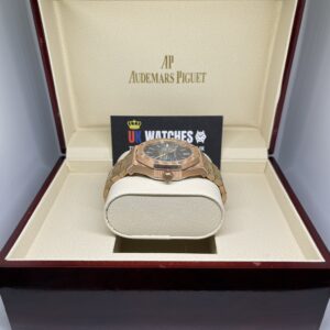 Audemars Piguet Royal Oak Blue Dial Full Rose Gold 41mm (6)