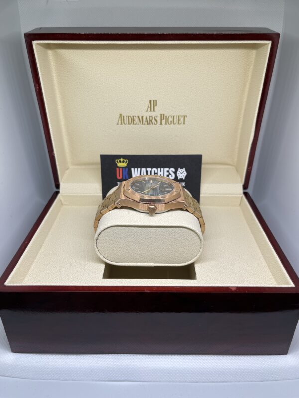 Audemars Piguet Royal Oak Blue Dial Full Rose Gold 41mm (6)