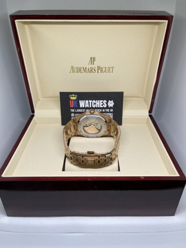 Audemars Piguet Royal Oak Blue Dial Full Rose Gold 41mm (7)
