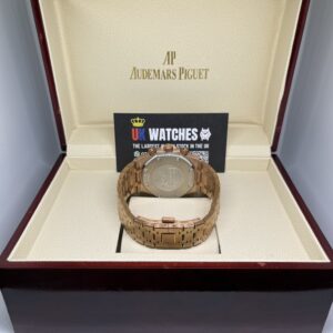 Audemars Piguet Royal Oak Chronograph Blue Dial Full Rose Gold 41mm (7)