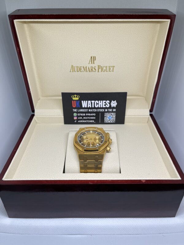 Audemars Piguet Royal Oak Chronograph Gold Dial Full Yellow Gold 41mm (1)