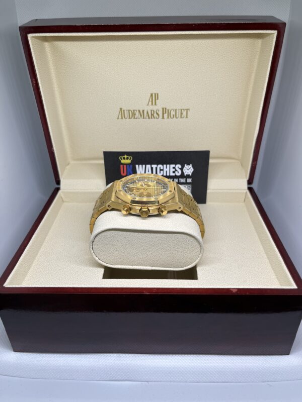 Audemars Piguet Royal Oak Chronograph Gold Dial Full Yellow Gold 41mm (6)