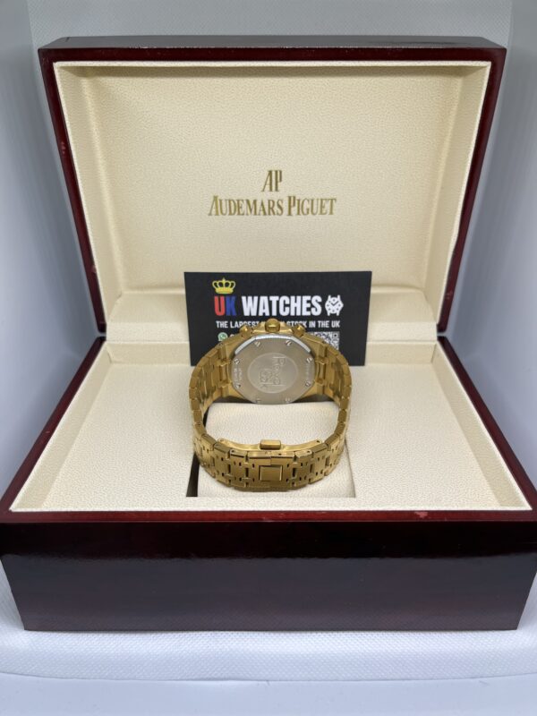 Audemars Piguet Royal Oak Chronograph Gold Dial Full Yellow Gold 41mm (7)