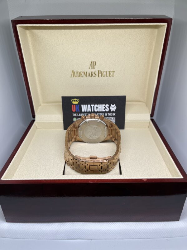 Audemars Piguet Royal Oak Chronograph Green Dial Full Rose Gold 41mm (7)