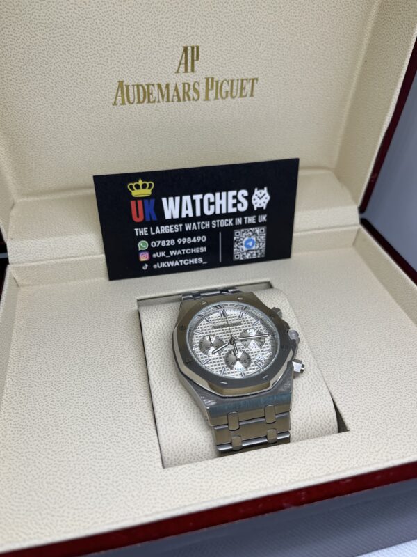 Audemars Piguet Royal Oak Chronograph White Dial Stainless Steel 41mm (3)