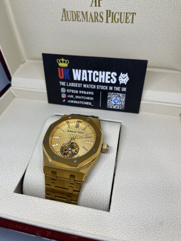 Audemars Piguet Royal Oak Tourbillon ‘Champagne' Dial Full Yellow Gold 41mm (2)