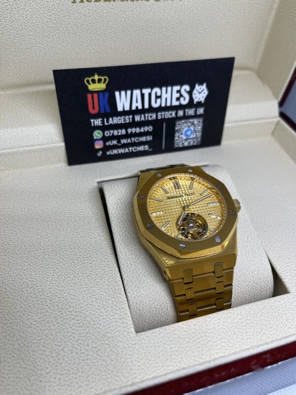 Audemars Piguet Royal Oak Tourbillon ‘Champagne' Dial Full Yellow Gold 41mm (3)