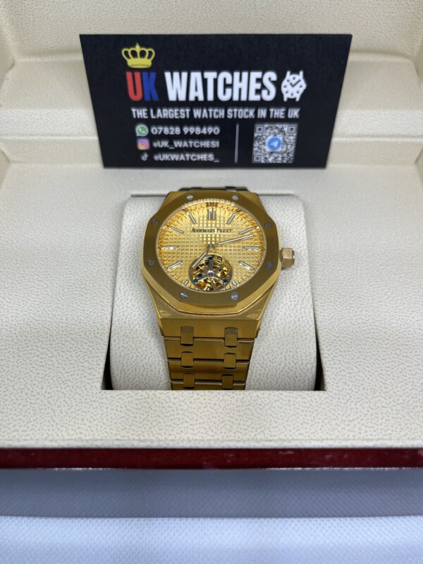 Audemars Piguet Royal Oak Tourbillon ‘Champagne' Dial Full Yellow Gold 41mm (4)