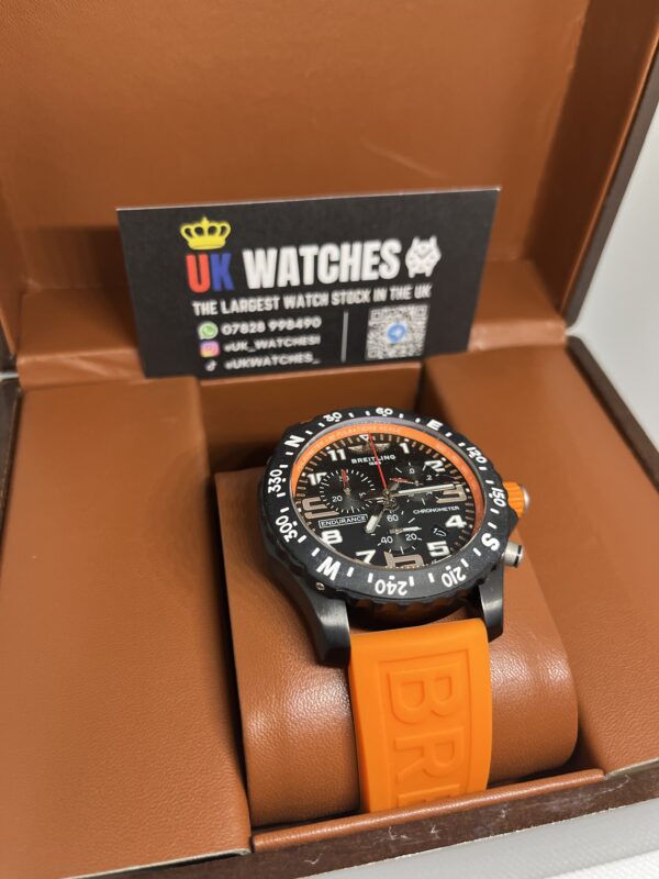 Breitling Endurance Pro Black Dial Orange Strap 44mm (3)