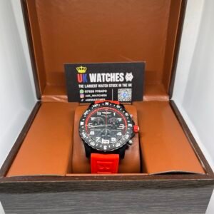 Breitling Endurance Pro Black Dial Red Strap 44mm (1)