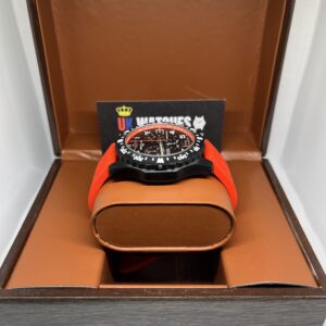 Breitling Endurance Pro Black Dial Red Strap 44mm (5)