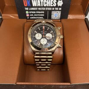Breitling Super Chronomat ‘Chocolate' Dial Full Rose Gold 46mm (4)