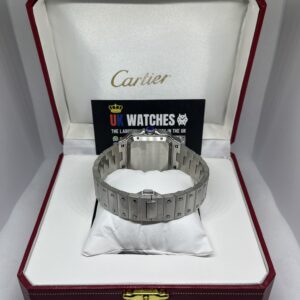 Cartier Santos Orange Dial Stainless Steel Large 40mm (7)
