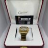 Cartier Santos Skeleton Dial Full Yellow Gold Large 40mm (1)