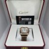 Cartier Santos White Dial Full Rose Gold Large 40mm (1)