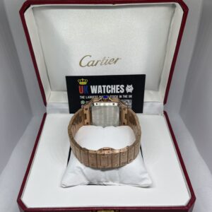Cartier Santos White Dial Full Rose Gold Large 40mm (7)