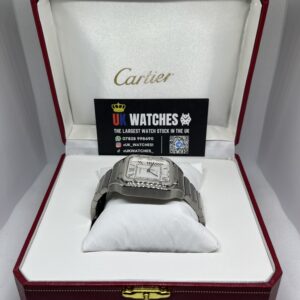 Cartier Santos White Dial Stainless Steel Large 40mm (5)