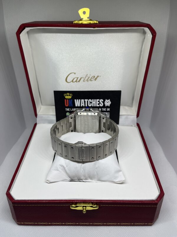 Cartier Santos White Dial Stainless Steel Large 40mm (7)