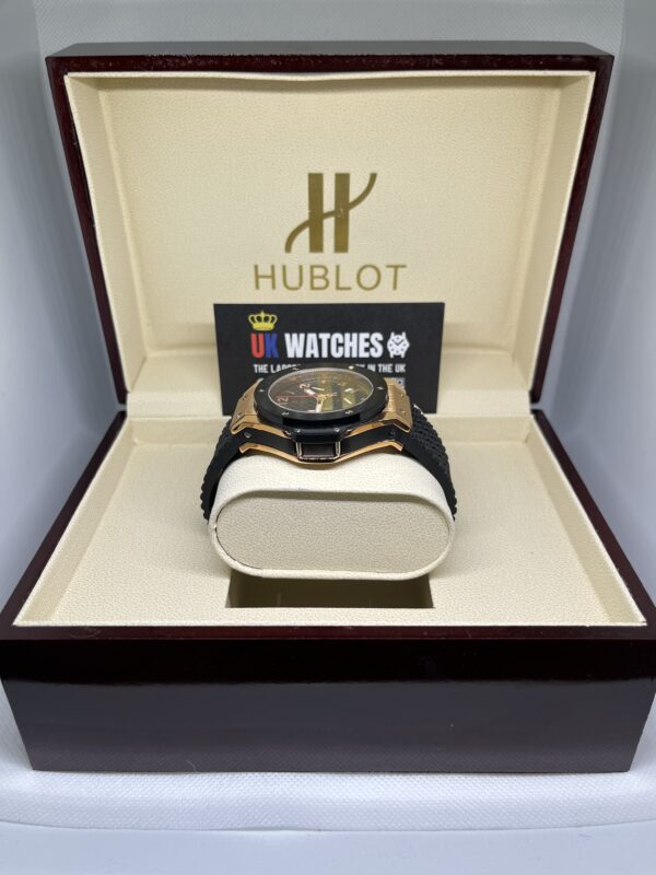 Hublot Big Bang Black Dial Black Bezel Rose Gold 44mm (5)
