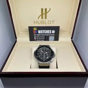 Hublot Big Bang Black Dial Black Bezel Stainless Steel 44mm (1)