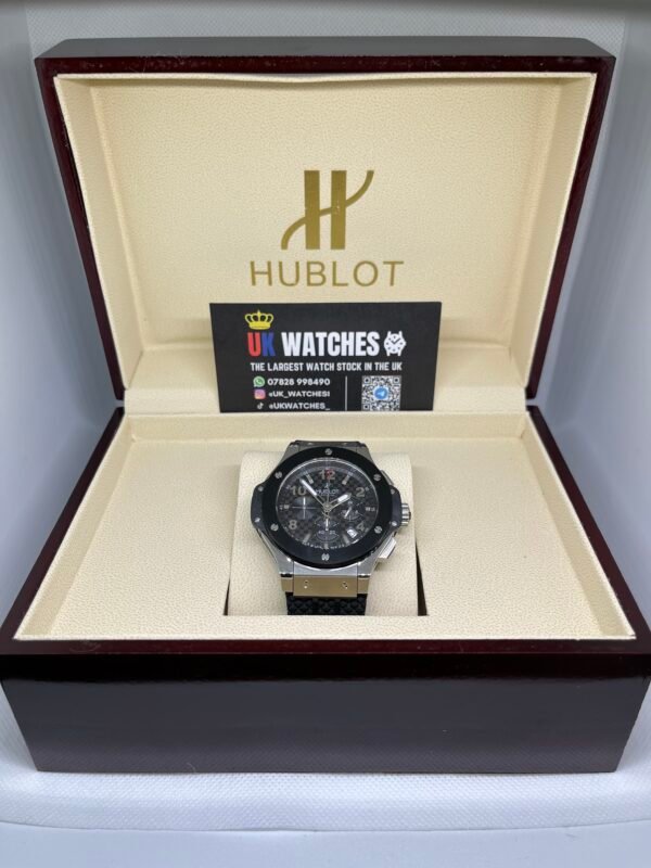 Hublot Big Bang Black Dial Black Bezel Stainless Steel 44mm (1)