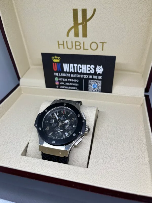 Hublot Big Bang Black Dial Black Bezel Stainless Steel 44mm (2)