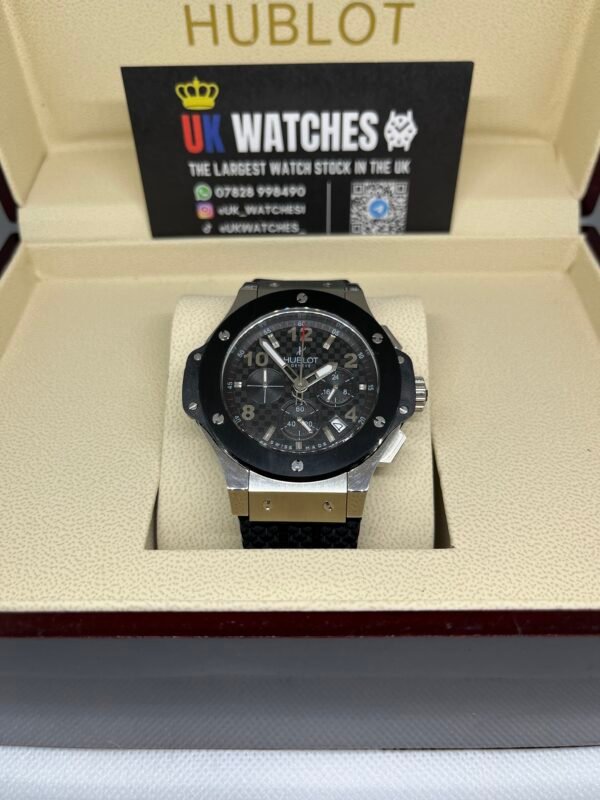 Hublot Big Bang Black Dial Black Bezel Stainless Steel 44mm (4)