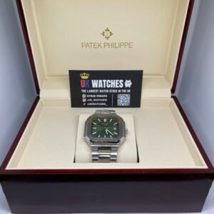Patek Philippe Cubitus Green Dial Stainless Steel 45mm (1)