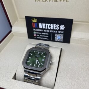 Patek Philippe Cubitus Green Dial Stainless Steel 45mm (2)