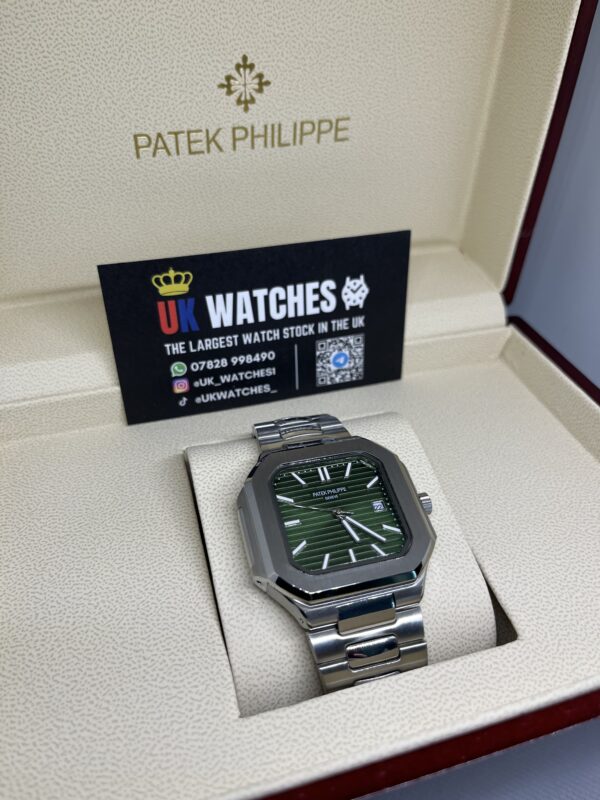 Patek Philippe Cubitus Green Dial Stainless Steel 45mm (3)