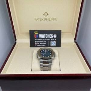 Patek Philippe Nautilus Blue Dial Stainless Steel 40mm (1)