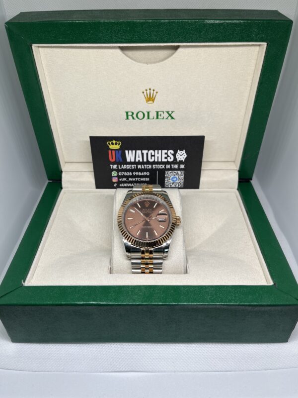 Rolex Datejust ‘Chocolate' Dial Rose Gold Bi-Metal 41mm (1)