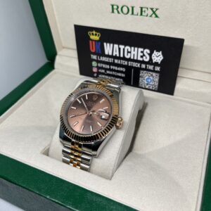 Rolex Datejust ‘Chocolate' Dial Rose Gold Bi-Metal 41mm (2)