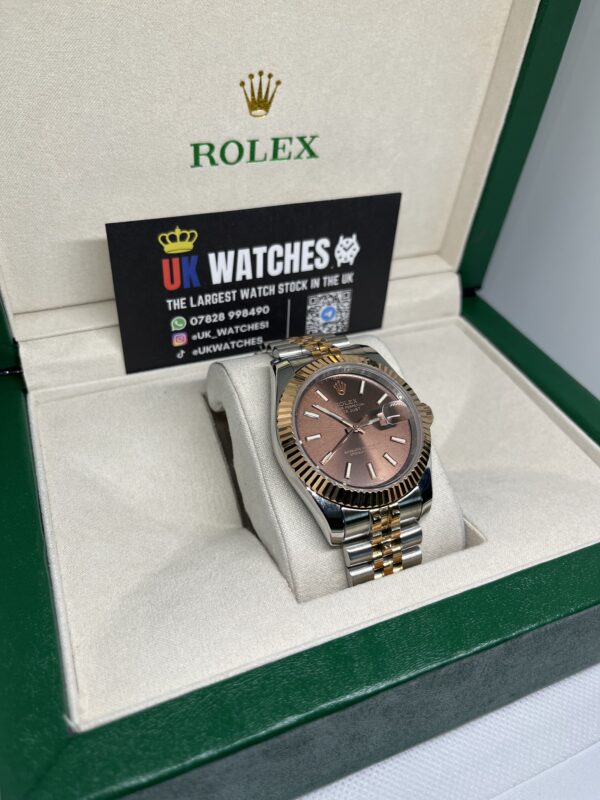 Rolex Datejust ‘Chocolate' Dial Rose Gold Bi-Metal 41mm (3)
