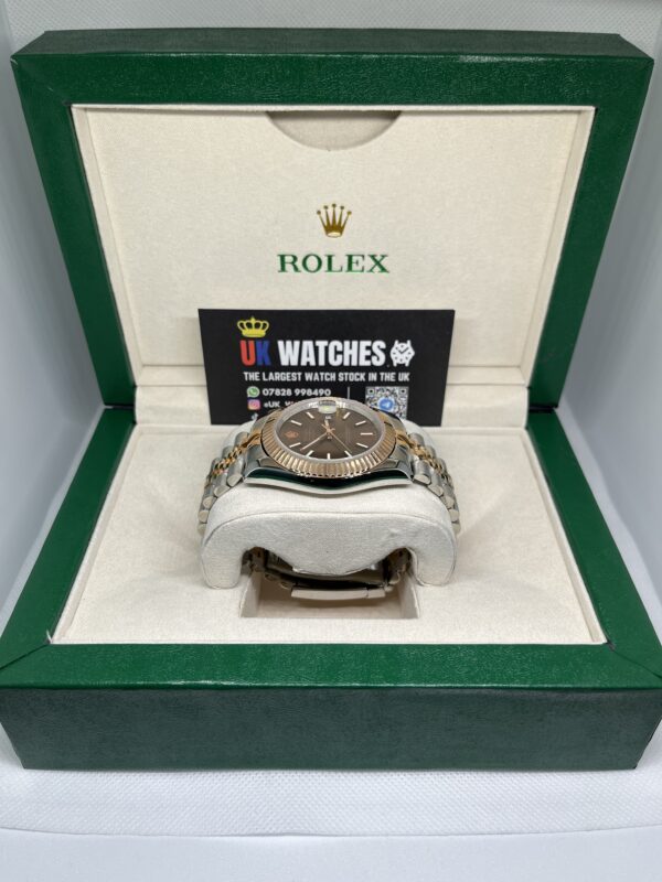 Rolex Datejust ‘Chocolate' Dial Rose Gold Bi-Metal 41mm (5)