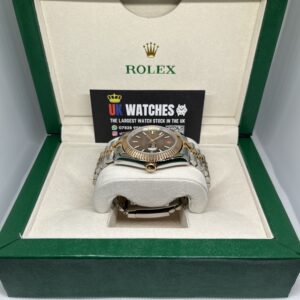Rolex Datejust ‘Chocolate' Dial Rose Gold Bi-Metal 41mm (6)