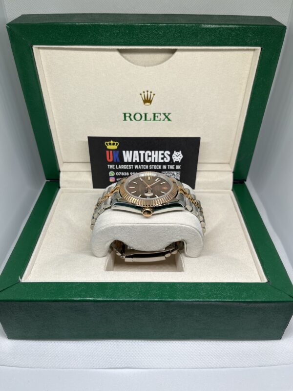 Rolex Datejust ‘Chocolate' Dial Rose Gold Bi-Metal 41mm (6)