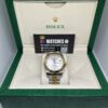 Rolex Datejust White Dial Yellow Gold Bi-Metal 41mm (1)