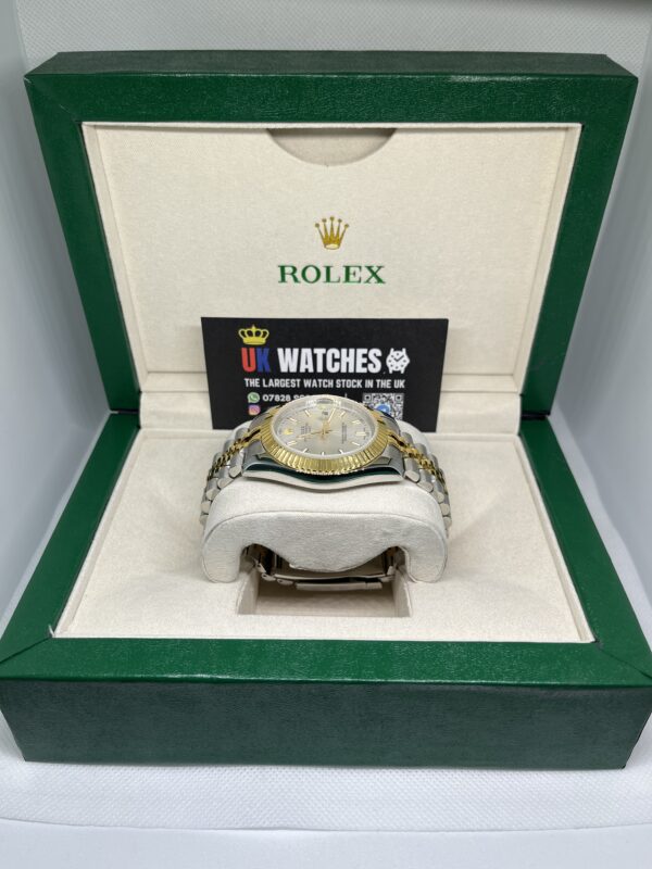Rolex Datejust White Dial Yellow Gold Bi-Metal 41mm (5)