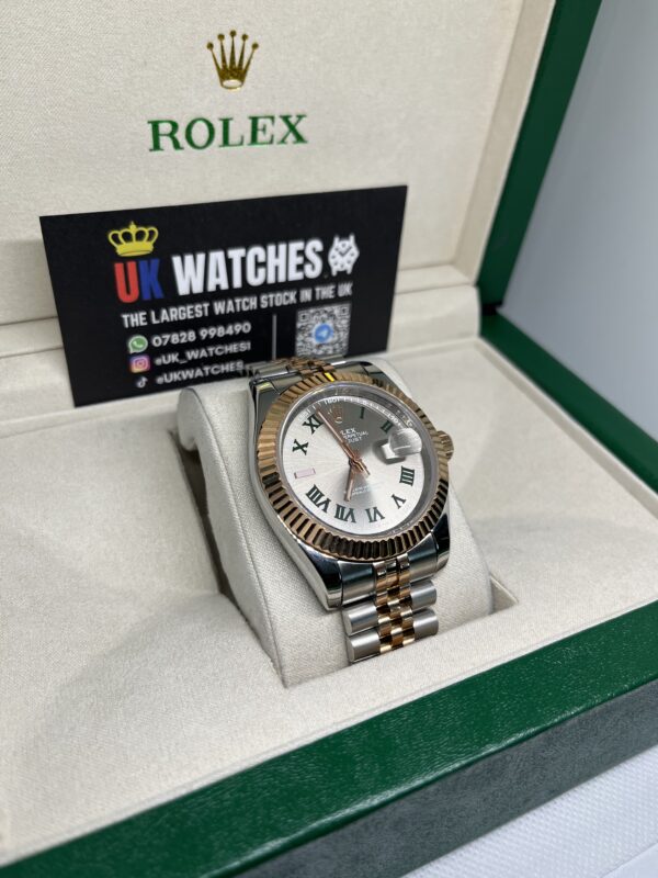 Rolex Datejust ‘Wimbledon' Dial Rose Gold Bi-Metal 41mm (3)
