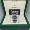 Rolex Day-Date Black Dial RBR Diamond Bezel Stainless Steel 40mm (1)