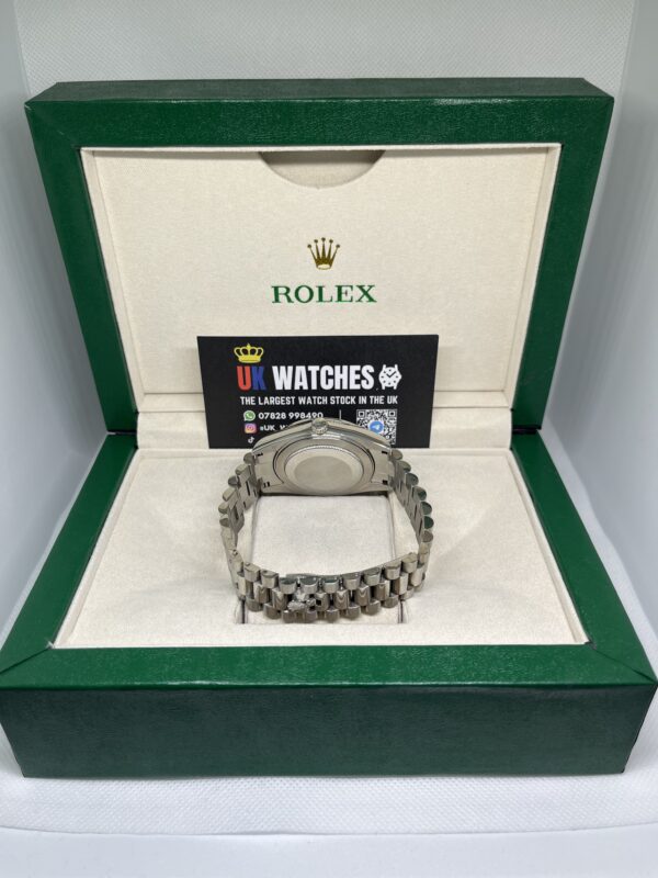 Rolex Day-Date Black Dial RBR Diamond Bezel Stainless Steel 40mm (7)